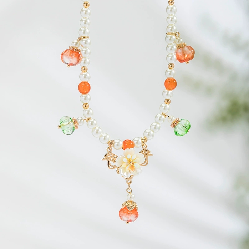 Pearl Choker Necklace Vintage - Винтажные жемчужные ожерелья с подвеской в