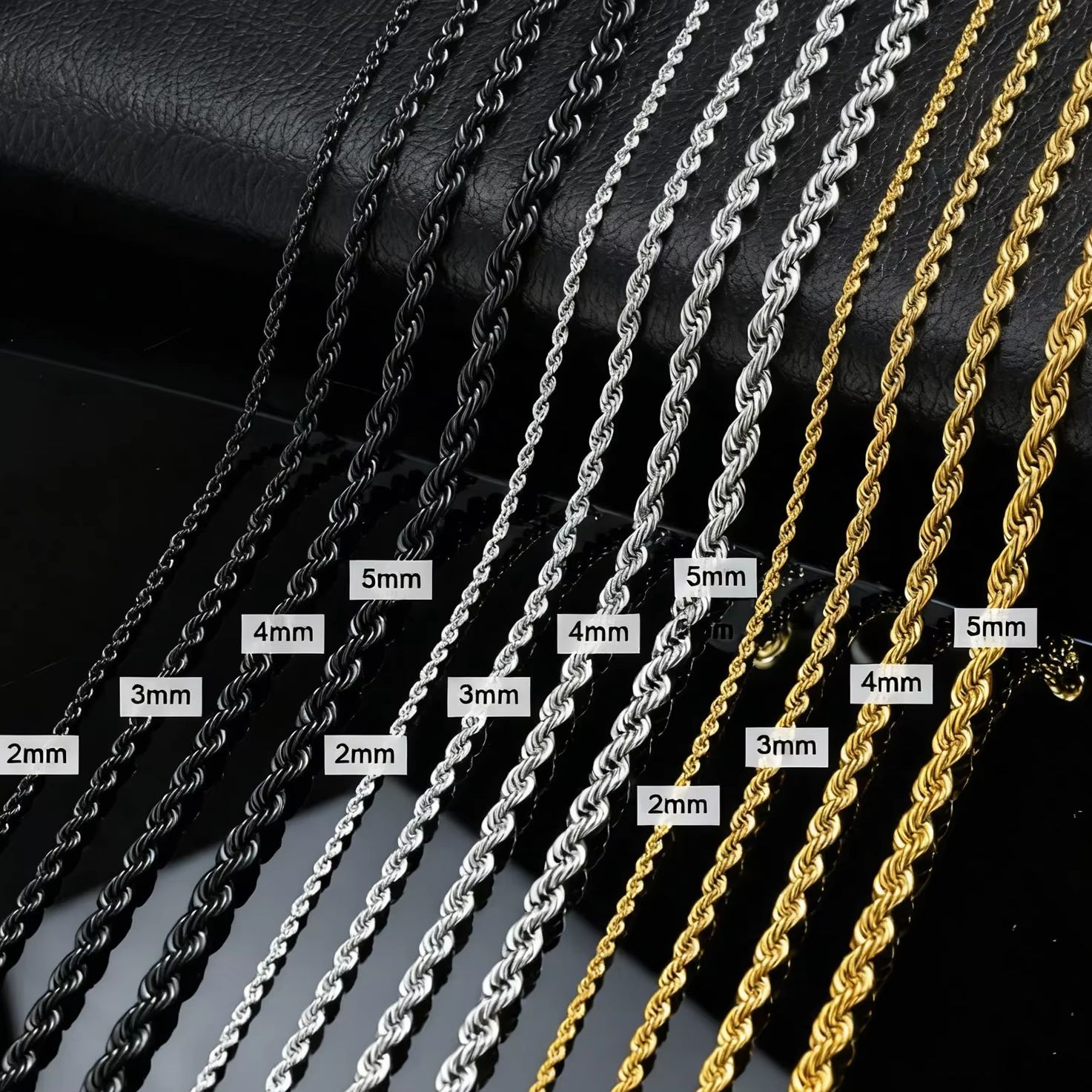 Cuban Link Chain 12Mm - Мужское длинное ожерелье из нержавеющей стали,