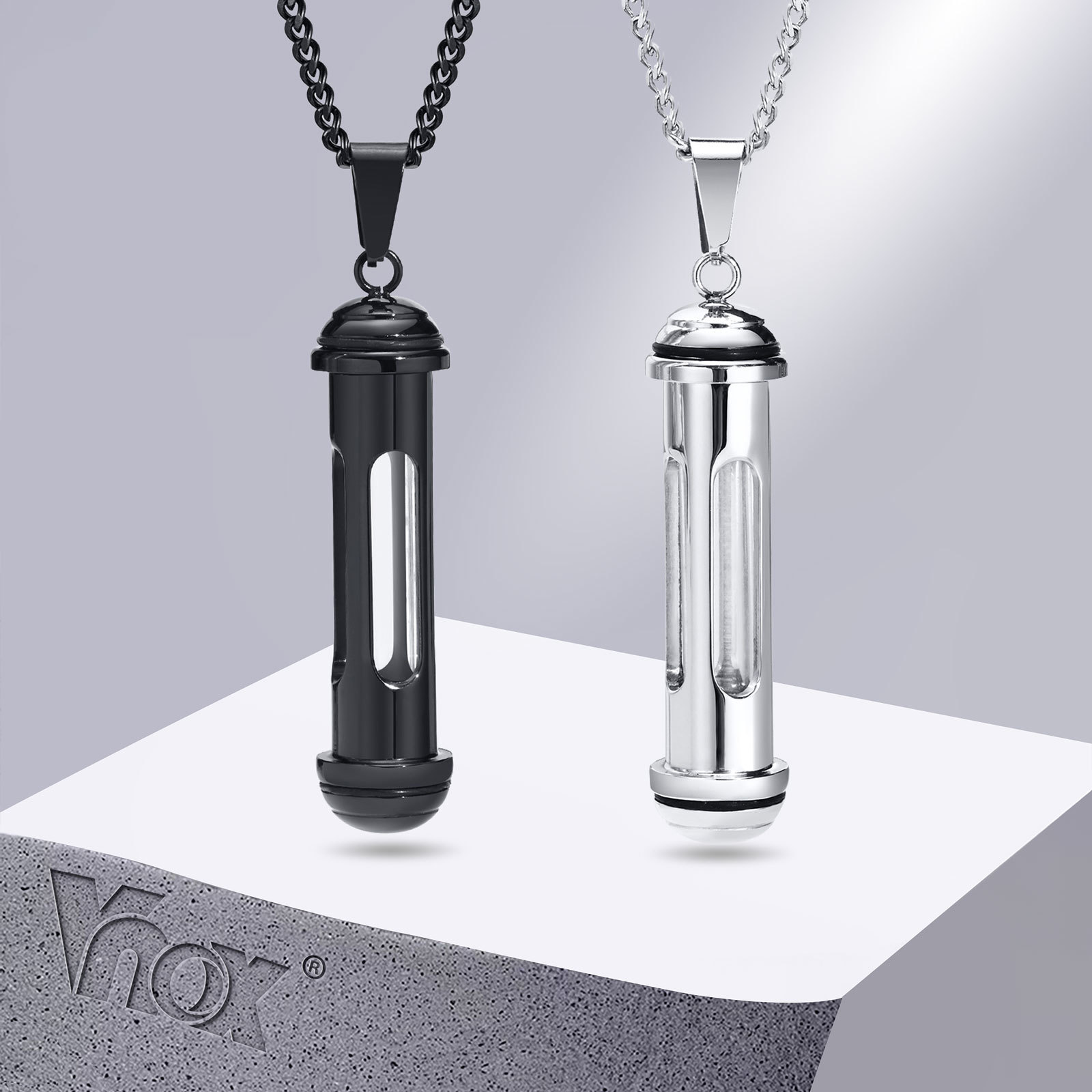 Cuban Link Chain 12Mm - Мужские ожерелья из нержавеющей стали Vnox,