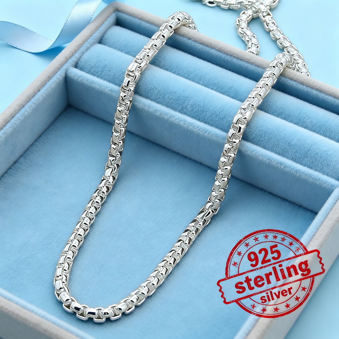 Cuban Link Chain 12Mm - Оптовая продажа: Цепочка-коробка из стерлингового серебра