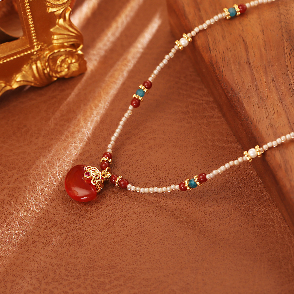 Новое колье в китайском стиле  – обзор и цена Pearl Choker Necklace Vintage