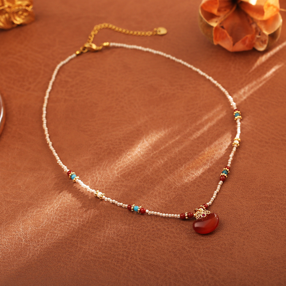 Новое колье в китайском стиле  – обзор и цена Pearl Choker Necklace Vintage
