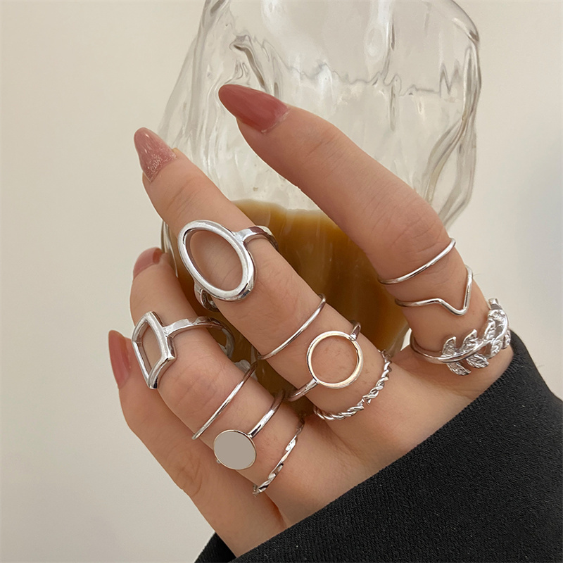 Металлическая бусина, цвет: се – обзор и цена Vintage Punk Knuckle Rings Set