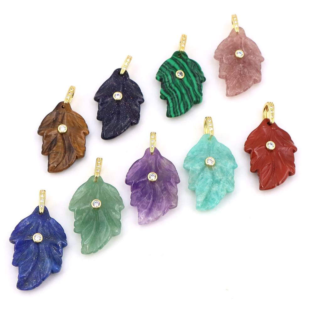 Модные подвески-шармы в форме  – обзор и цена Crystal Pendant Necklace Natural Stone