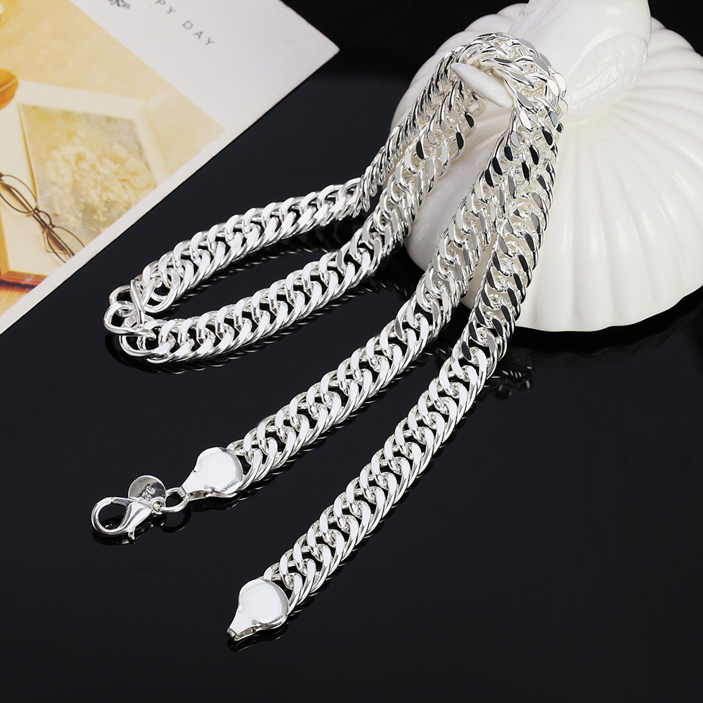Новое ожерелье из стерлинговог – обзор и цена Cuban Link Chain 12Mm