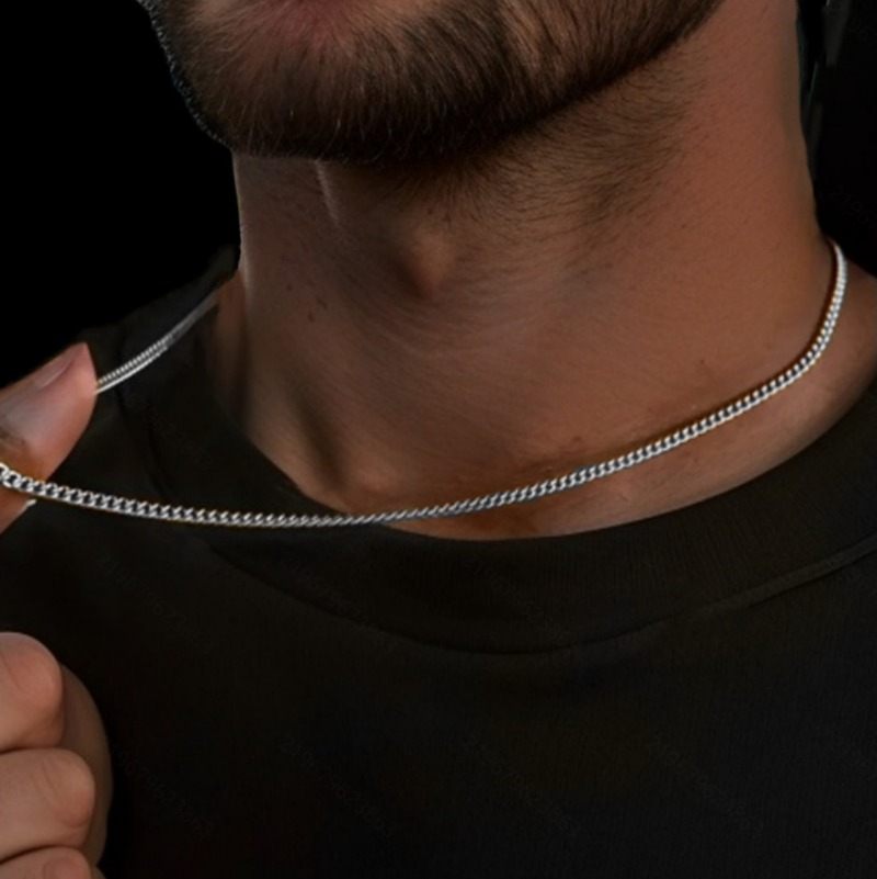 Мужская кубинская цепочка 2 мм – обзор и цена Cuban Link Chain 12Mm