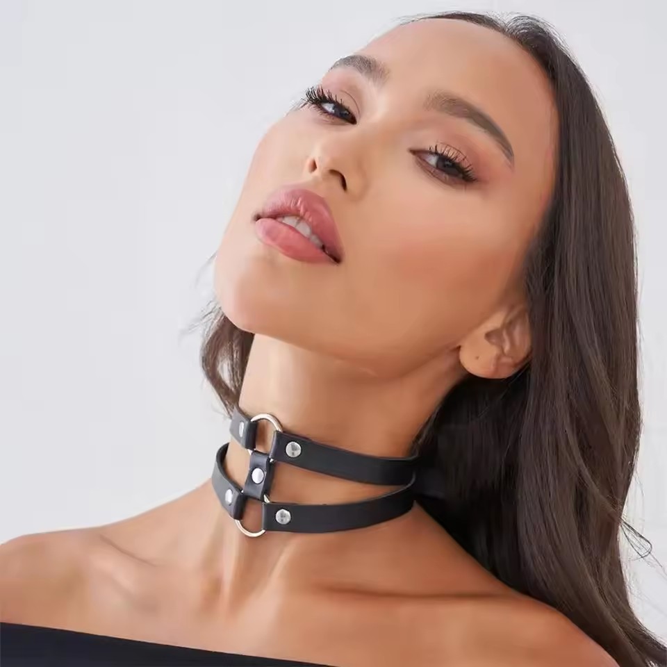 Новый модный чокер из искусств – обзор и цена Goth Punk Spike Choker