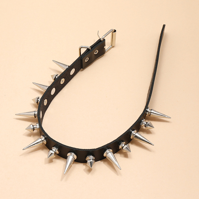 Чокер с длинными шипами в стил – обзор и цена Goth Punk Spike Choker