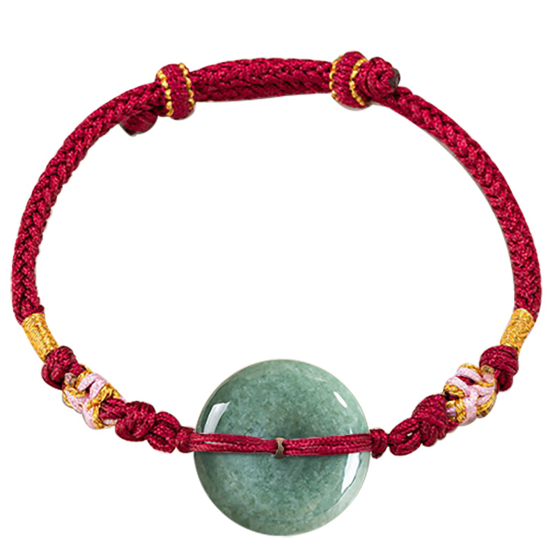 Зеленый Мьянма Жадеит Пончик Б – обзор и цена Bracelets