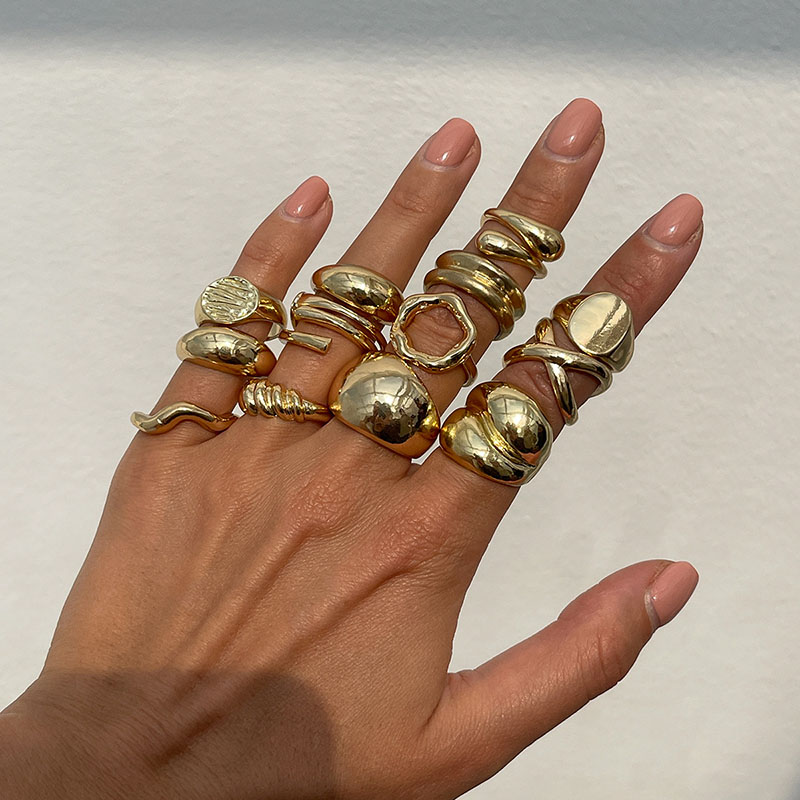 Модные винтажные металлические – обзор и цена Vintage Punk Knuckle Rings Set