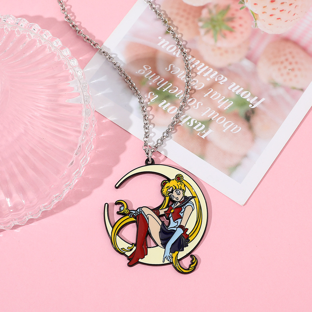 Милое аниме-колье из металла с – обзор и цена Anime Pendant Necklace