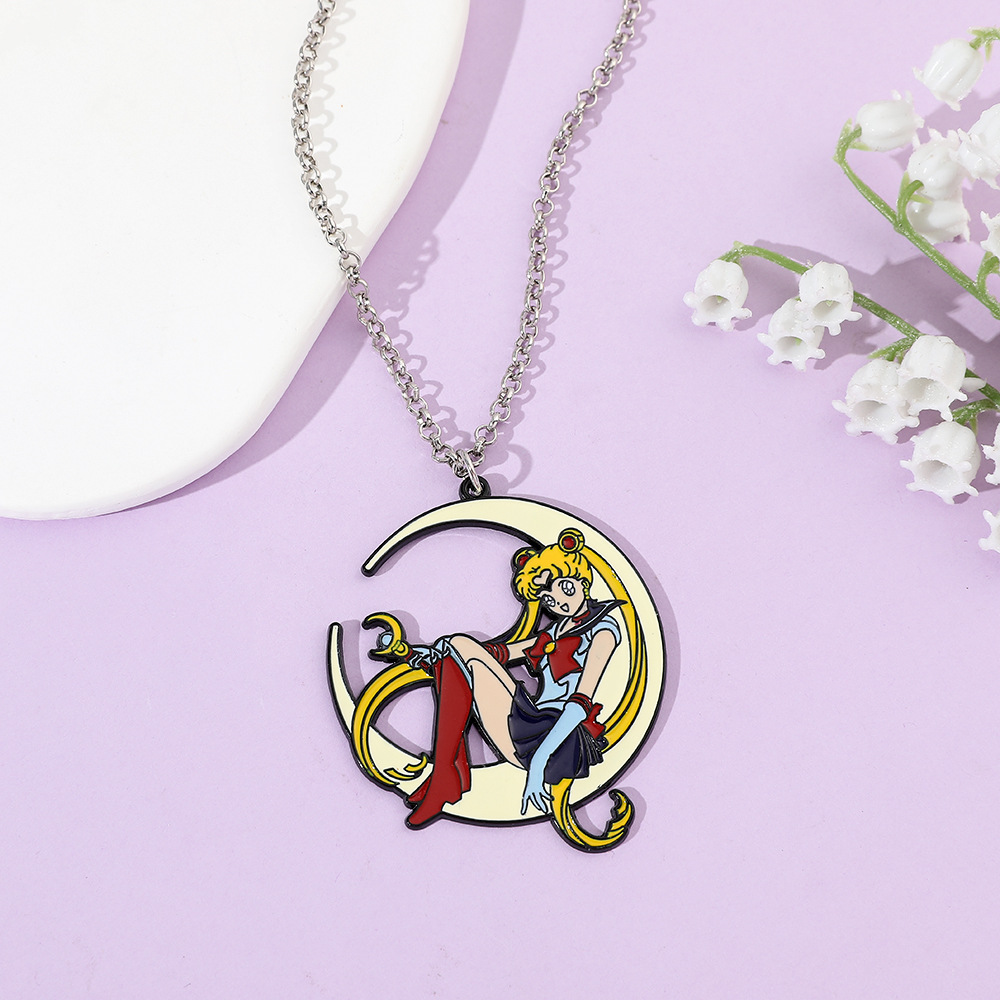 Милое аниме-колье из металла с – обзор и цена Anime Pendant Necklace