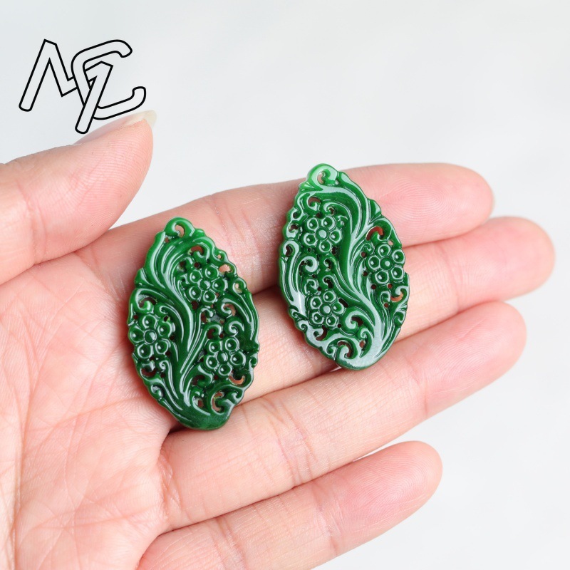 2 шт. натуральных нефритовых б – обзор и цена Earrings