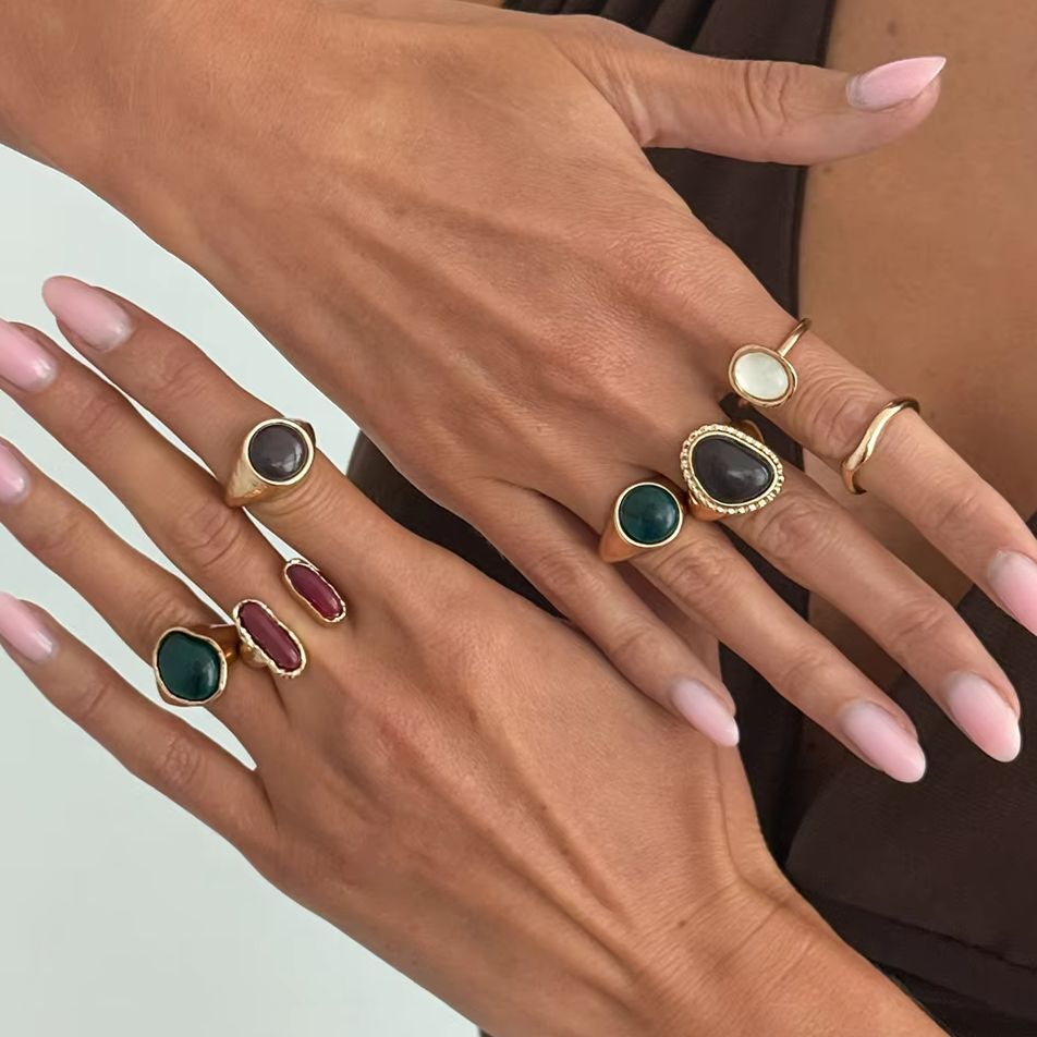 IngeSight.Z Набор из 7 колец в – обзор и цена Vintage Punk Knuckle Rings Set
