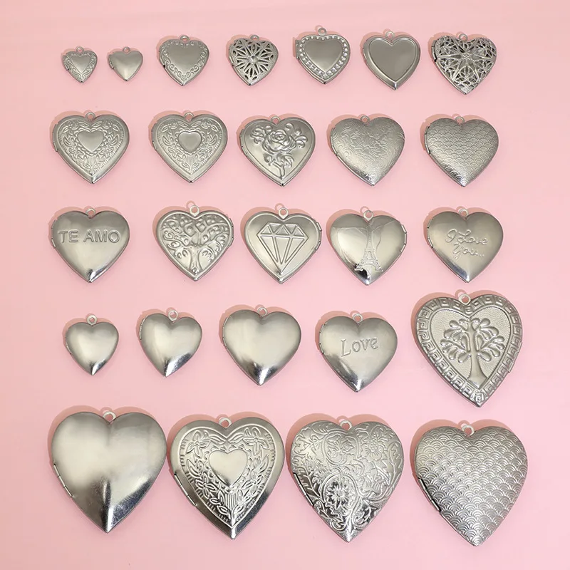 BoYuTe (20 шт./лот) 316 Подвес – обзор и цена Heart Locket Necklace Photo