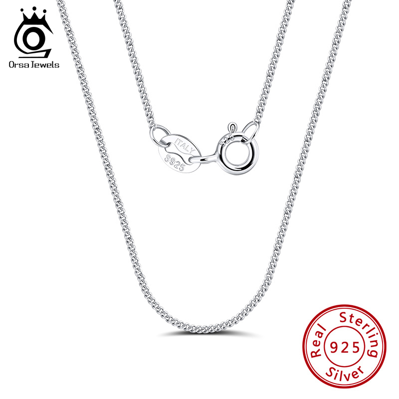 ORSA JEWELS, итальянское сереб – обзор и цена 925 Sterling Silver Chain Necklace Men
