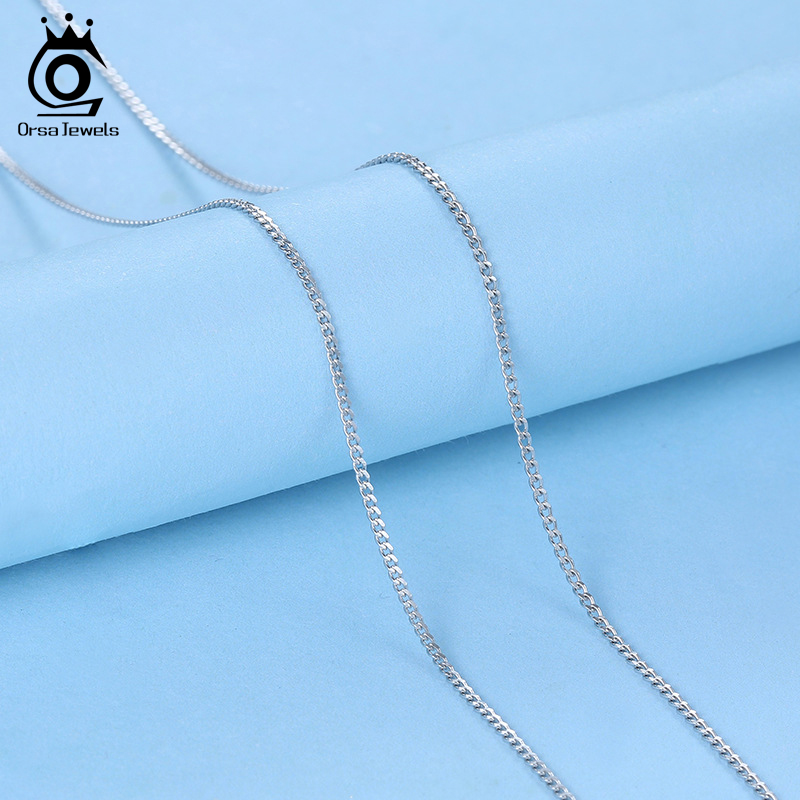 ORSA JEWELS, итальянское сереб – обзор и цена 925 Sterling Silver Chain Necklace Men