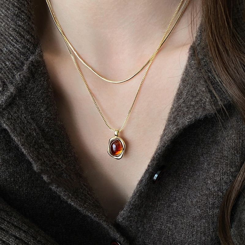 Модные винтажные двухслойные п – обзор и цена Layered Pendant Necklace Aesthetic