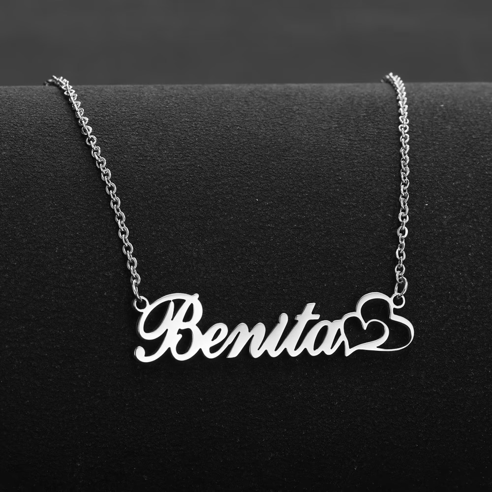 Персонализированное ожерелье с – обзор и цена Custom Name Necklace Stainless Steel